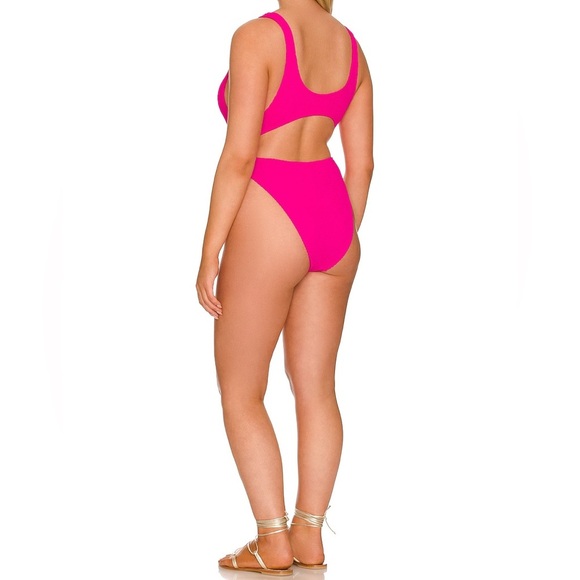 Good American Always Fits Cutout One-Piece Monokini Swimsuit - Size XL (4) - NWT - Picture 3 of 11
